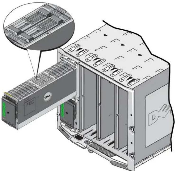 DELL EqualLogic PS M4110 - Installieren eines Controllers - 1