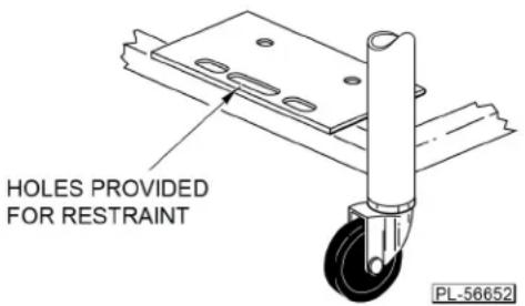 HOLES PROVIDED FOR RESTRAINT PL-56652