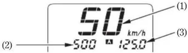 50 km/h 500 125.0 (1) (2) (3)