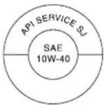 API SERVICE SJ SAE 10W-40