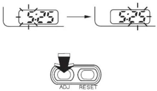 5:25 5:25 ADJ RESET