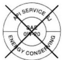 API SERVICE SAE 01W20 ENERGY CONSERVING