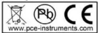 PCE Instruments 895 - Annahmestelle nach BattV: - 1