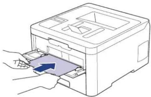 BROTHER HL-3190CDW - 将纸张装入单张进纸托板并使用其进行打印 - 3