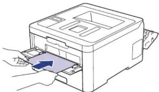 BROTHER HL-3190CDW - 将标签装入单张进纸托板并进行打印 - 4