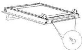 Exquisit EBM4545-2BL - Removal of the internal glass panel - 2