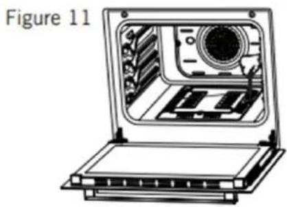 Heinner HFSC-SME60WH - Removal of the lower burner: - 1