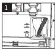 BEKO B3T47238 - Подсоединение шланга для слива воды - 1
