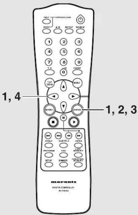 1, 4 1, 2, 3 mareniz REMOTE CONTROLS REDAIRU