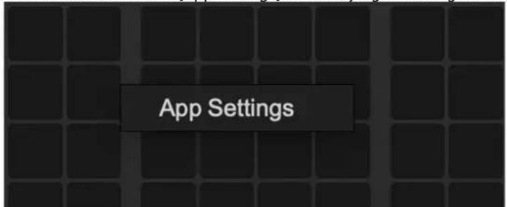 App Settings