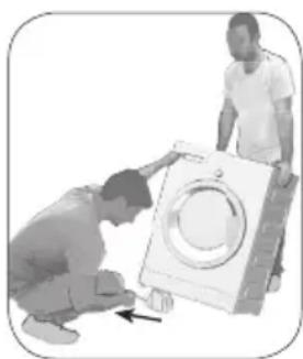 BEKO WITV 8712 XWG - Removing packaging reinforcement - 1