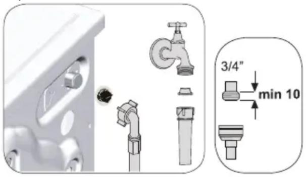 BEKO WITV 8712 XWG - Су алынатын сүзгілерді тазалау - 1