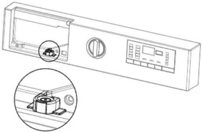 BEKO WITV 8712 XWG - Adjusting the feet with water level - 1