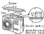 HITACHI RAS-S25YHAB - Force-cooling operation - 2