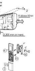 above 50 mm 2,300 mm or more Plug