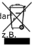 Exquisit WS1-34-GTE-030G - Altgerät entsorgen (DE) - 2