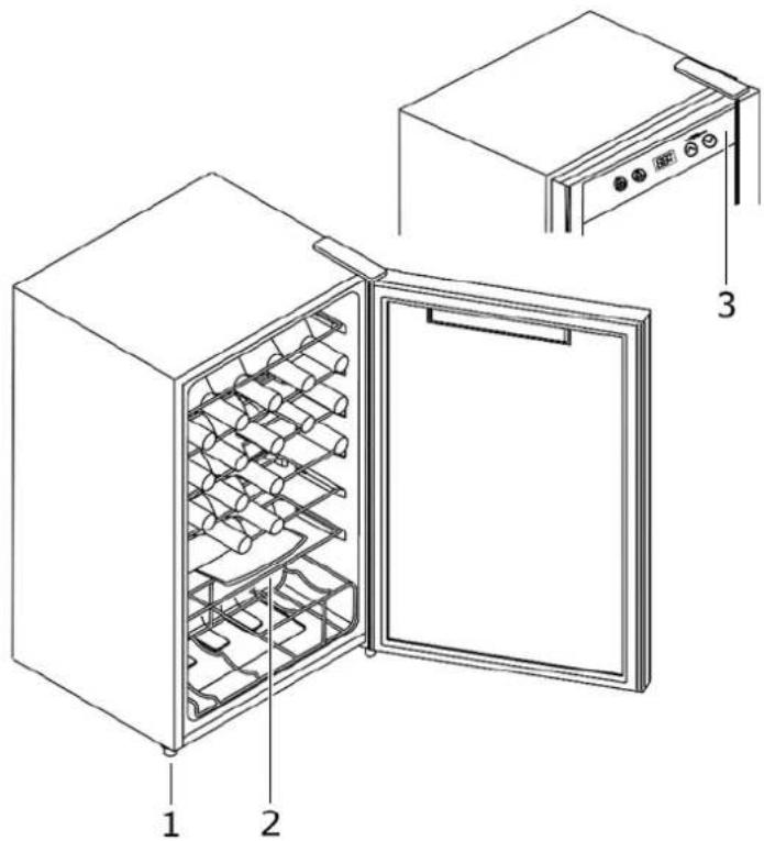 Exquisit WS1-34-GTE-030G - Bezeichnung - 1