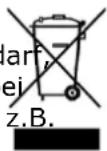 Exquisit WS1-34-GTE-030G - Altgeräte entsorgen (AT) - 1