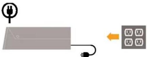 LENOVO ThinkVision L222 - Connecting and turning on your monitor - 1