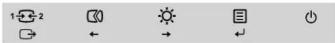 LENOVO ThinkVision LT1913p - Monitor controls - 1