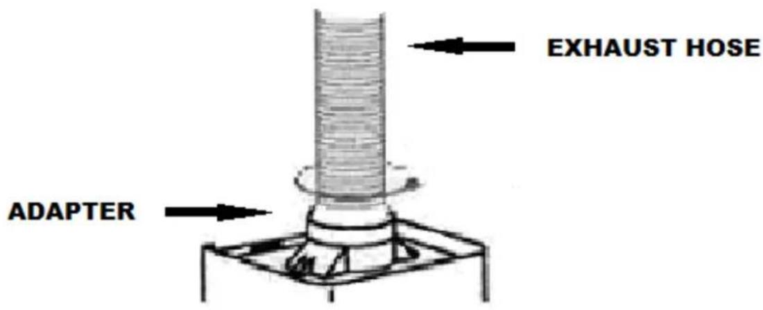 EXHAUST HOSE ADAPTER