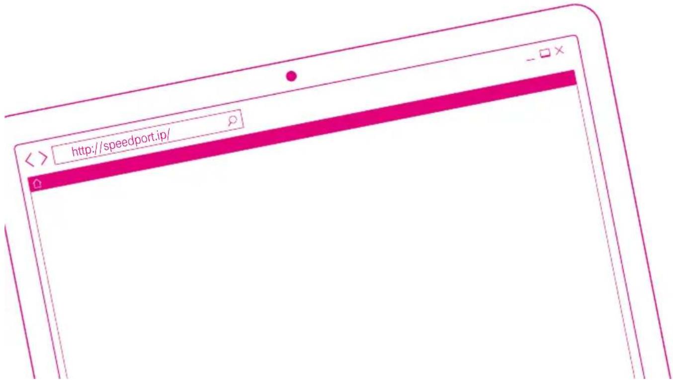 < > http://speedport.ip/ - □ x