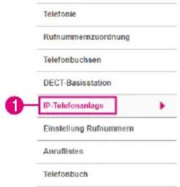 Telefonie Rufnummemzuordnung Telefonbuchsen DECT-Basisstation IP-Telefonanlage Einstellung Rufnummern Anruflisten Telefonbuch