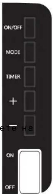 ON/OFF MODE TIMER + - e- Ha ON OFF