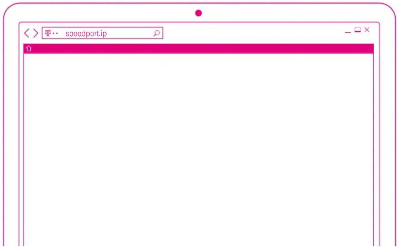 < > T·· speedport.ip _ □ ×