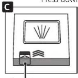 C Press down