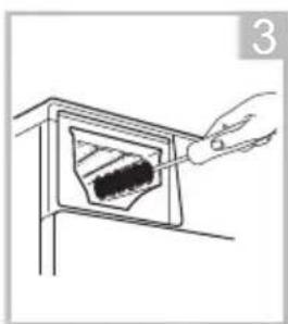 Benavent LBM71200VINV - Limpieza del dispensador de detergente - 3