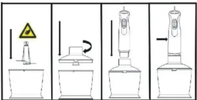 GORENJE HBX1000E - Tocător universal - 1