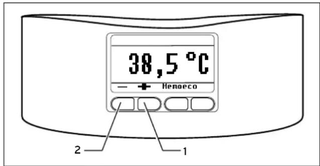 38,5 °C — + Hemoeco 2 — 1