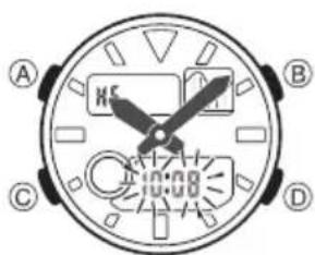 CASIO Baby-G BGD-180 - Ⓐボタンを1秒以上押し続けます - 1