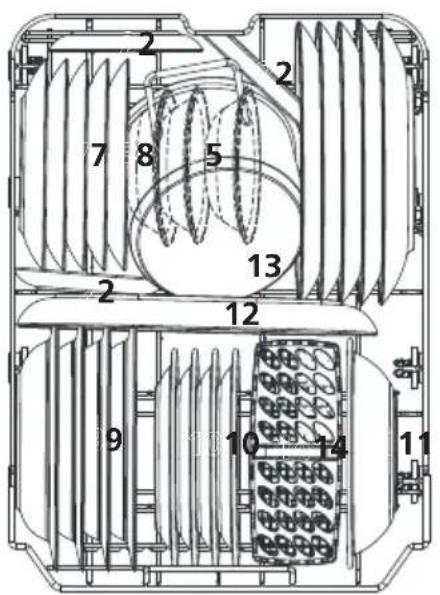 Technical diagram of a mechanical or electrical component with numbered parts, likely a valve or pump assembly.
