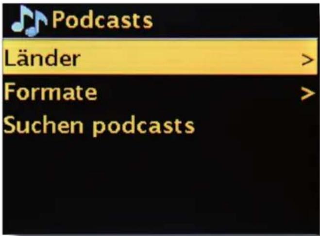 Podcasts Länder > Formate > Suchen podcasts >