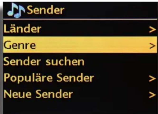 Sender Länder > Genre > Sender suchen Populäre Sender > Neue Sender >