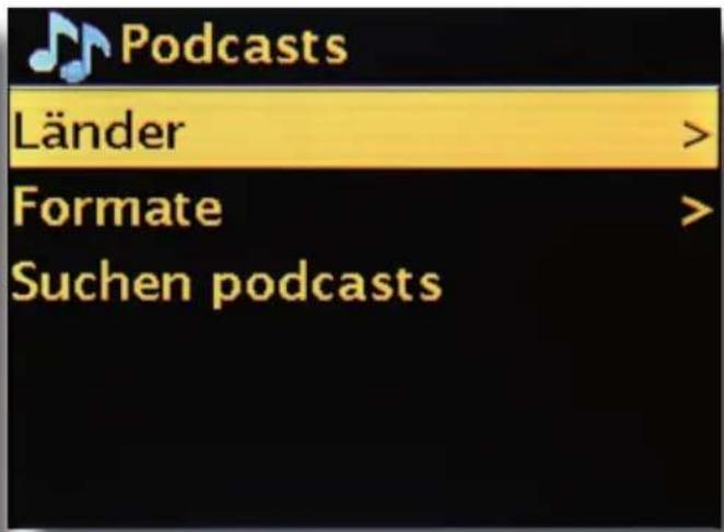 Podcasts Länder > Formate > Suchen podcasts >