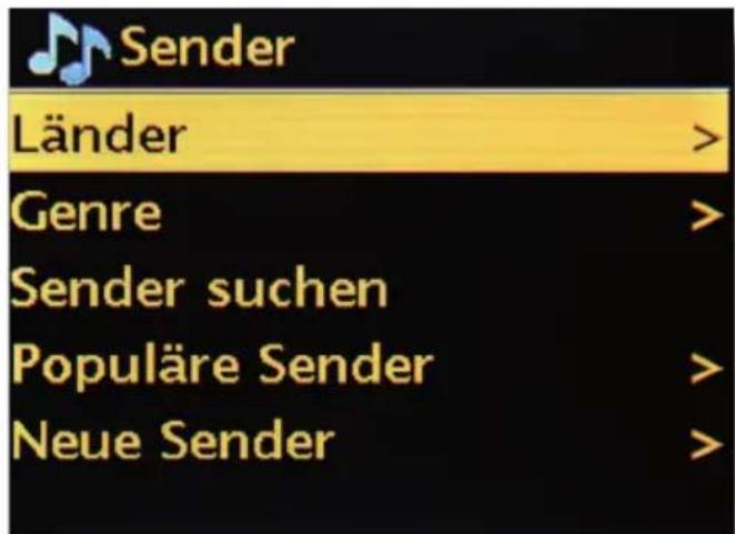 Sender Länder > Genre > Sender suchen Populäre Sender > Neue Sender >