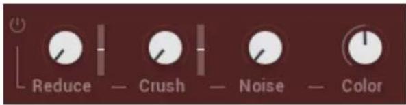 Reduce — Crush — Noise — Color