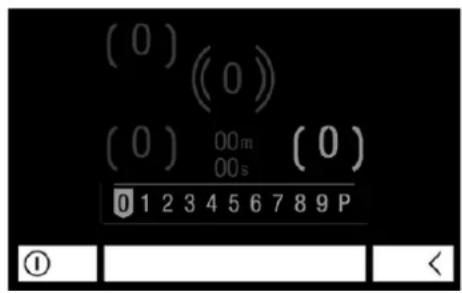 (0) ((0)) (0) 00m (0) 00s 0 1 2 3 4 5 6 7 8 9 P ①