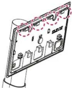 LG 27MD5KLP - Abnehmen des Standfußes - 5