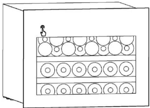 Wolkenstein EWTS64-28ED - WINE BOTTLES CAN BE STORED AS FOLLOWS: - 4