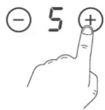 - 5 + ①