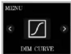 MENU DIM CURVE