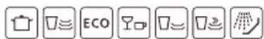 PANASONIC NP-6R2MUQNZ - Programme indicators: - 1