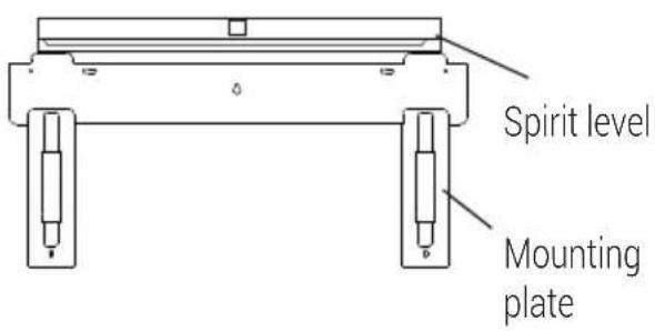 Spirit level Mounting plate