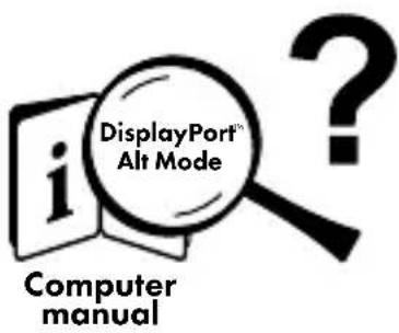 i DisplayPort® Alt Mode ? Computer manual