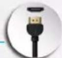 AAXA Technologies P6 Ultimate - The P6 Ultimate has 3 hard wired Inputs; - 2