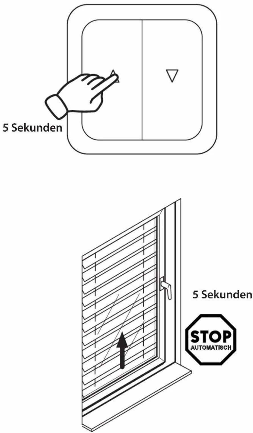 5 Sekunden 5 Sekunden STOP AUTOMATISCH